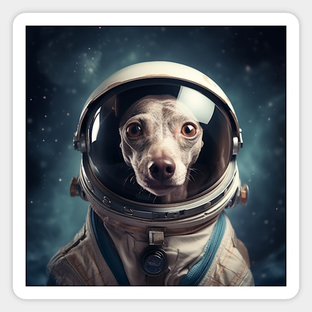 Astro Dog - American Hairless Terrier Magnet by Merchgard